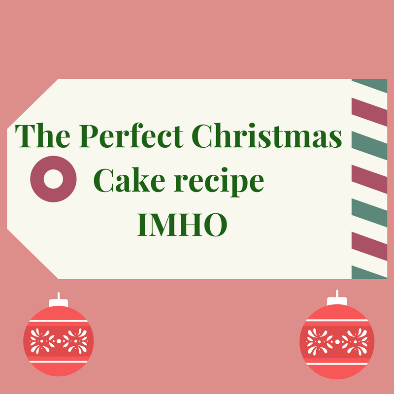The Perfect Christmas Cake recipe - IMHO : Me, Annie Bee.