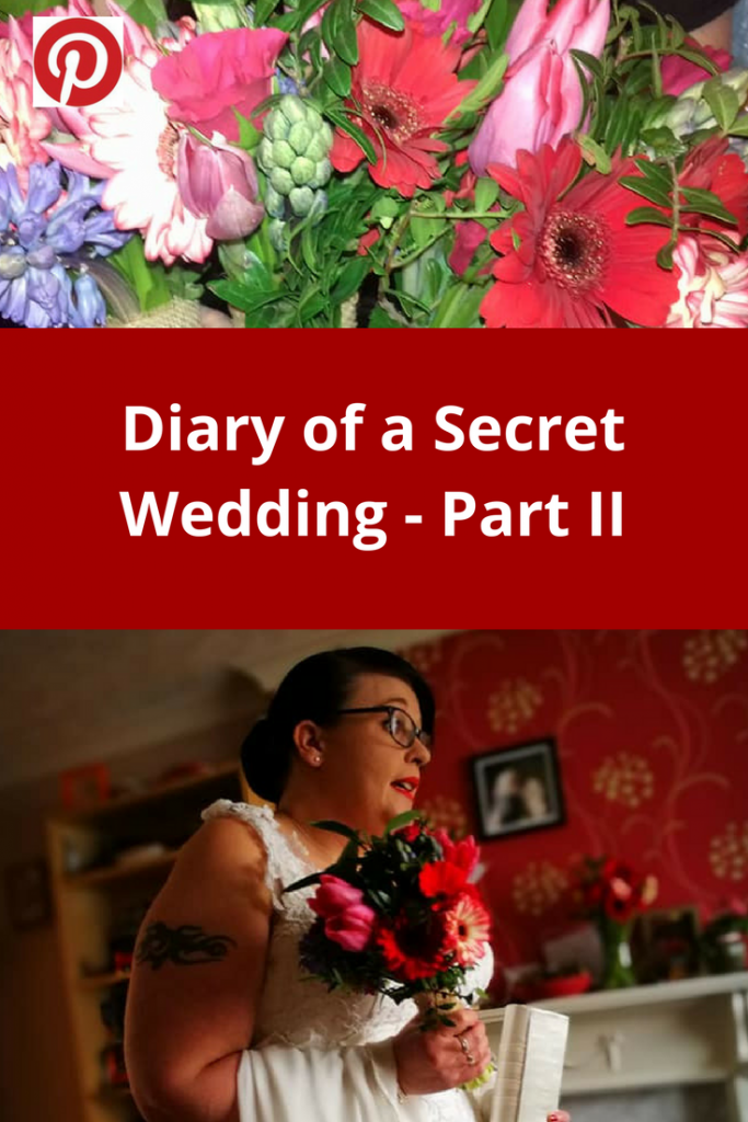 Diary Of A Secret Wedding Part Two : Me, Annie Bee.