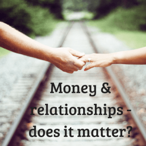 Money and relationships - does it matter? : Me, Annie Bee.