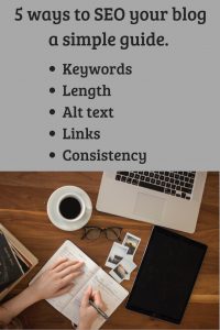 5 ways to SEO your blog a simple guide pin