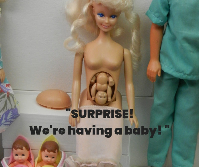Surprise! We're having a baby!