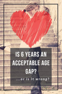 Too an in relationship gap whats of a age big Having too